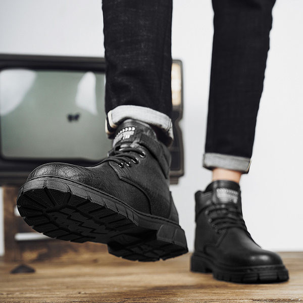 Δερμάτινα ανδρικά loafers με κορδόνια