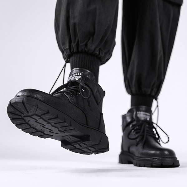 Ikdienas vīriešu eko ādas zābaki