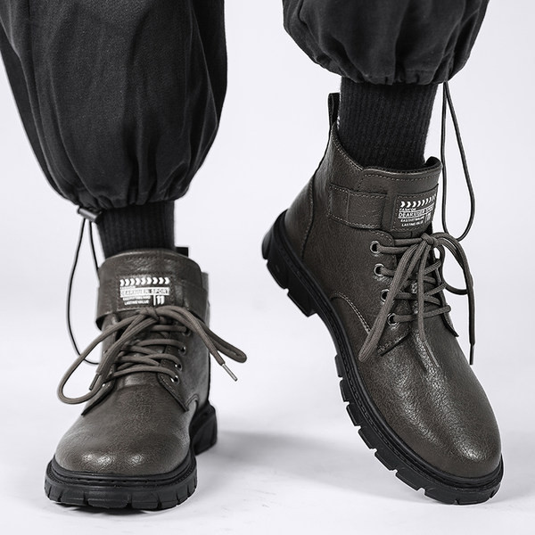 Ikdienas vīriešu eko ādas zābaki