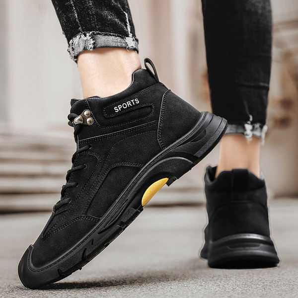 Νέο μοντέλο χειμερινά ανδρικά παπούτσια με κορδόνια