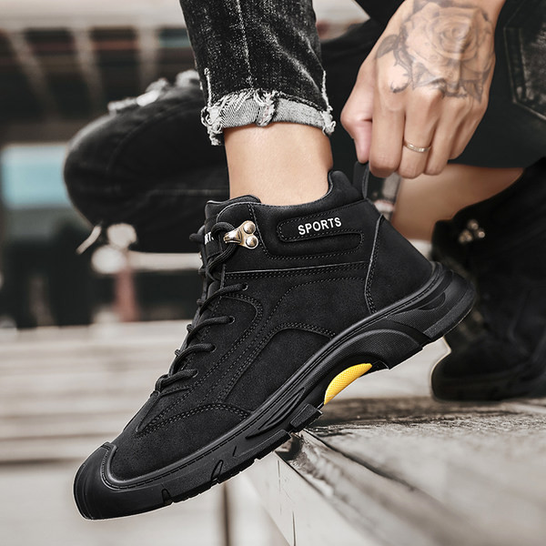 Νέο μοντέλο χειμερινά ανδρικά παπούτσια με κορδόνια