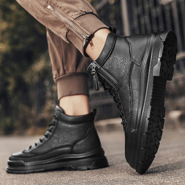 Vodootporne muške čizme od eko kože