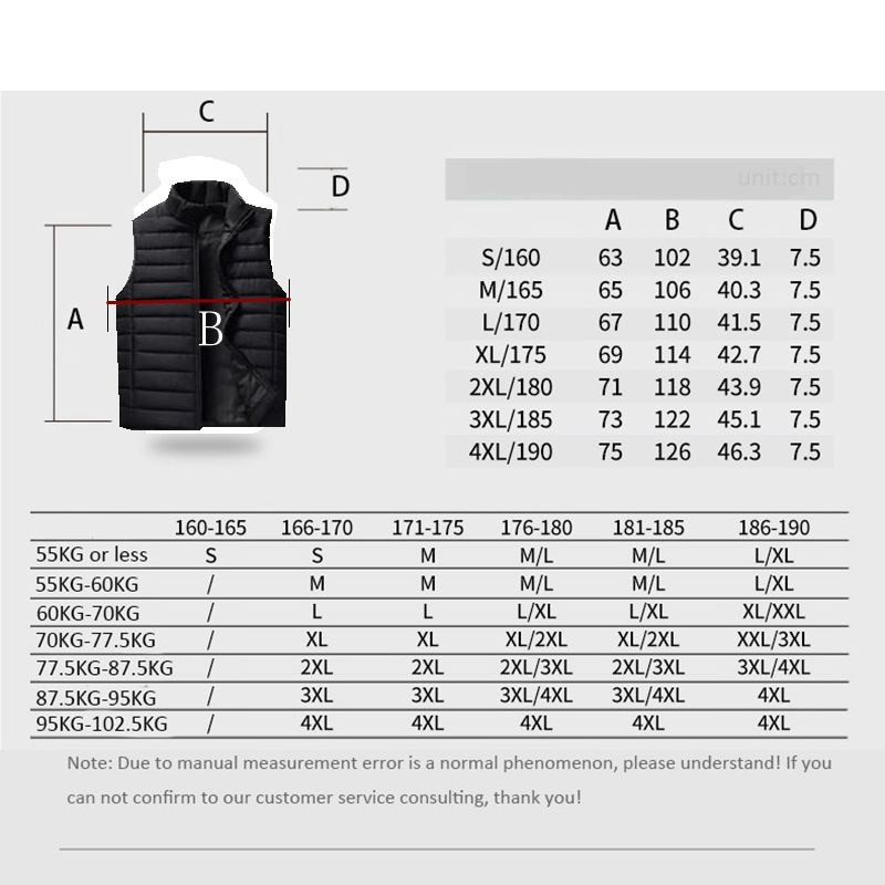 Aiwetin Vīriešu Bezpiedurkņu Vestes Jakas Ziemas Mode Vīriešu Kokvilnas veste Mēteļi Vīriešu Stāv Apkakle Silta Vestes Apģērbs 5XL