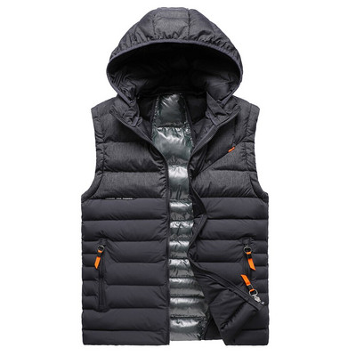 Ανδρικά φθινοπωρινά νέα outwear Casual Χοντρό ζεστό, αντιανεμικό αμάνικο γιλέκο γιλέκο γιλέκο ανδρικό ανοιξιάτικο ρούχο Αθλητικές τσέπες ανδρικό γιλέκο