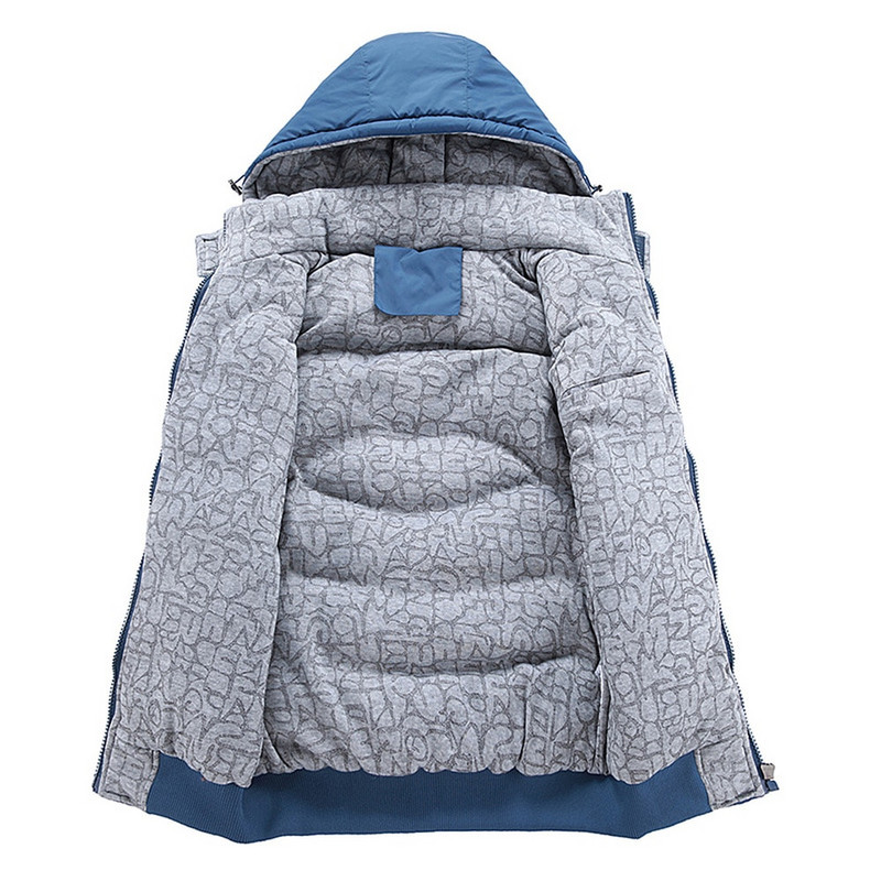 Μόδα αμάνικο μπουφάν 2021 Ανδρικό 100% βαμβακερό γιλέκο καπέλο με κουκούλα ζεστό γιλέκο Χειμερινό γιλέκο Ανδρικό casual αντιανεμικό