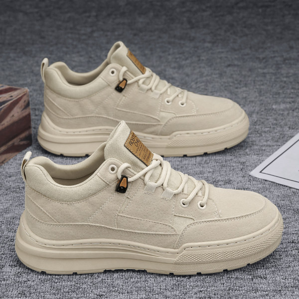 Vīriešu ziemas zābaki ar logotipu un plakanu zoli