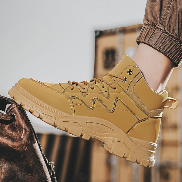 Ανδρικά μποτάκια με κορδόνια σε τρία χρώματα