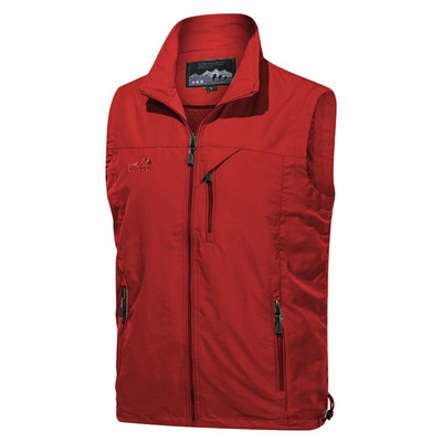 Vīriešu makšķernieku veste Jauna vasaras ātri nožūt āra rāvējslēdzējs fotografēšanai bez piedurknēm jaka sporta makšķerēšanas glābšanas veste vīriešiem medības ceļojumi