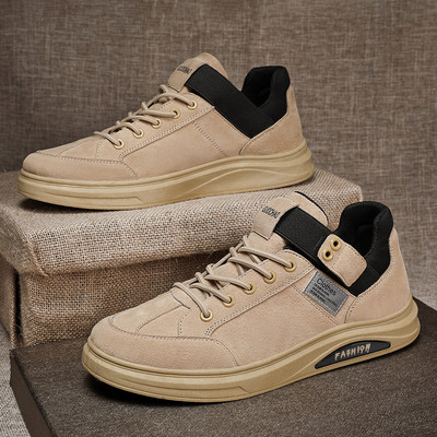 Vīriešu ziemas apavi ar taisnu zoli