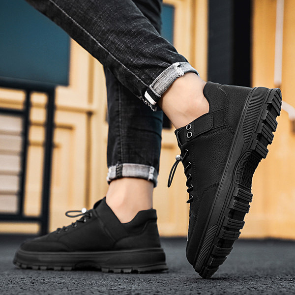 Muške cipele od eko kože - sa vezicama