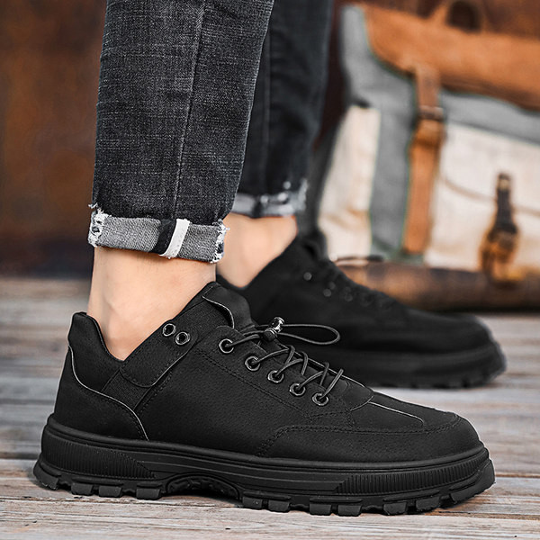 Muške cipele od eko kože - sa vezicama