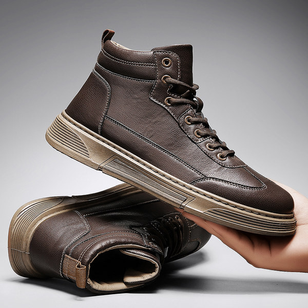 Vīriešu ādas šņorkurpes