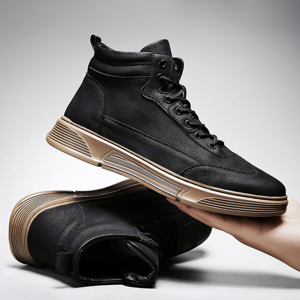 Vīriešu ādas šņorkurpes