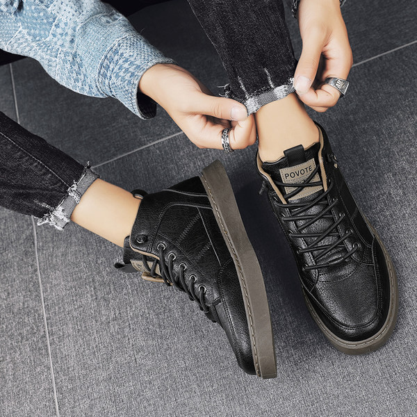 Zimske muške vodootporne tenisice od eko kože