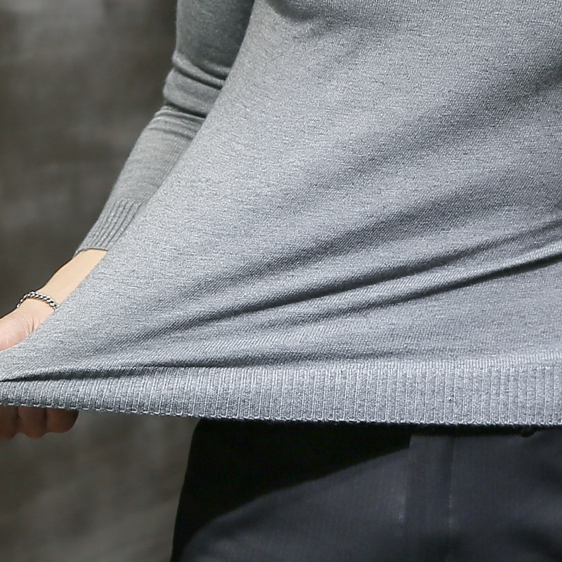 2022. gada ziema, jauni vīriešu džemperi ar apkakli, melni, seksīgi zīmola trikotāžas džemperi vīriešiem vienkrāsaini ikdienas vīriešu džemperis, rudens trikotāža