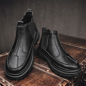 Ανδρικά παπούτσια casual χειμώνα από οικολογικό δέρμα