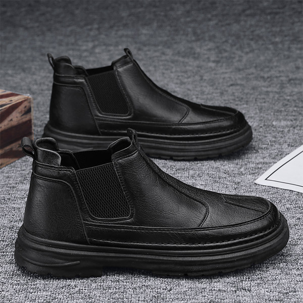 Ανδρικά παπούτσια casual χειμώνα από οικολογικό δέρμα