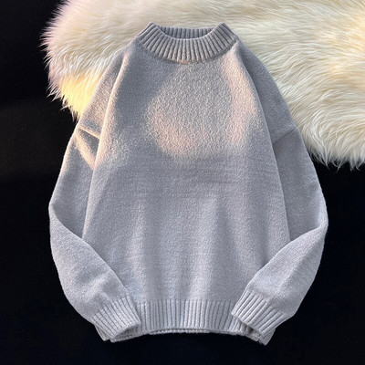 Ανδρικά πουλόβερ με ζιβάγκο χειμωνιάτικο ζεστό Privathinker Μασίφ κορεάτικο ανδρικό πουλόβερ με πλέξη 2022 Ανδρικά πουλόβερ από φλις Harajuku