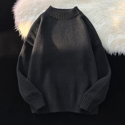 Ανδρικά πουλόβερ με ζιβάγκο χειμωνιάτικο ζεστό Privathinker Μασίφ κορεάτικο ανδρικό πουλόβερ με πλέξη 2022 Ανδρικά πουλόβερ από φλις Harajuku