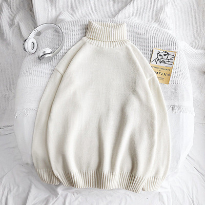 Ανδρικά πουλόβερ με ζιβάγκο χειμωνιάτικο ζεστό Privathinker Μασίφ κορεάτικο ανδρικό πουλόβερ με πλέξη 2022 Ανδρικά πουλόβερ από φλις Harajuku