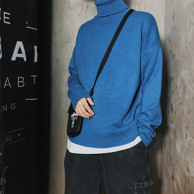 Vīriešu lielizmēra džemperi ar apkakli