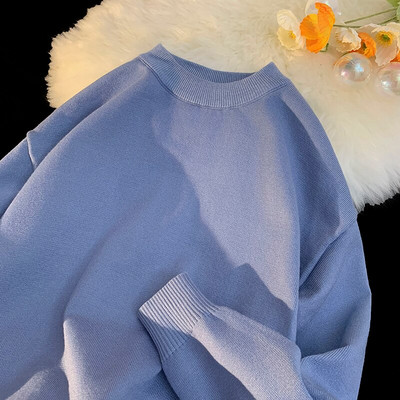 Vīriešu cietie Harajuku silti trikotāžas džemperi, 2022. gada džemperis Vīriešu 15 krāsu ziemas džemperis Vīriešu japāņu vilnas džemperis