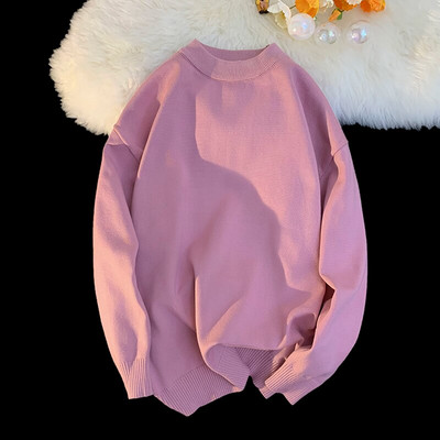 Vīriešu cietie Harajuku silti trikotāžas džemperi, 2022. gada džemperis Vīriešu 15 krāsu ziemas džemperis Vīriešu japāņu vilnas džemperis