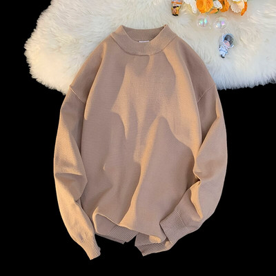 Vīriešu cietie Harajuku silti trikotāžas džemperi, 2022. gada džemperis Vīriešu 15 krāsu ziemas džemperis Vīriešu japāņu vilnas džemperis