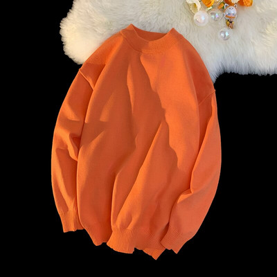 Vīriešu cietie Harajuku silti trikotāžas džemperi, 2022. gada džemperis Vīriešu 15 krāsu ziemas džemperis Vīriešu japāņu vilnas džemperis