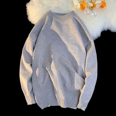 Vīriešu cietie Harajuku silti trikotāžas džemperi, 2022. gada džemperis Vīriešu 15 krāsu ziemas džemperis Vīriešu japāņu vilnas džemperis