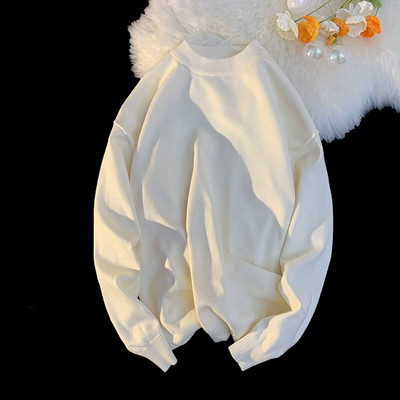 Vīriešu cietie Harajuku silti trikotāžas džemperi, 2022. gada džemperis Vīriešu 15 krāsu ziemas džemperis Vīriešu japāņu vilnas džemperis