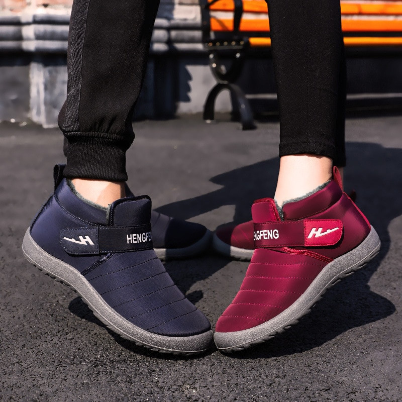 2022 Lovers Cipők Új téli Férfi Cipők Hócsizmák Naplopók Meleg Szőrme Bokacsizmák Cipők Férfi Cipők