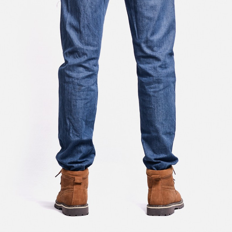 Muške zimske čizme od prave kože ručno rađene tople pune zrnaste kože muške zimske cipele