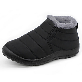 Ανδρικές μπότες Snow Plus Size Παπούτσια Man Warm Fur Χειμερινά παπούτσια για άνδρες Ανδρικά μποτάκια αδιάβροχα ανδρικά παπούτσια Παπούτσια εργασίας Παπούτσια εργασίας