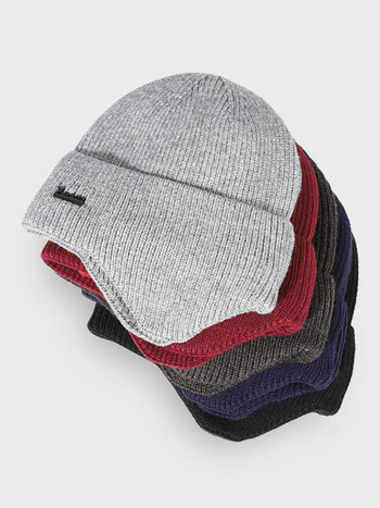 Ανδρικό χειμερινό καπέλο με επιγραφή σε διάφορα χρώματα