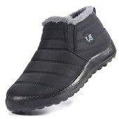 Férfi csizmák Férfi téli cipők meleg szőrme Snow Botas Hombre könnyű bokacsizmák Chaussure Homme téli csizmák férfi alkalmi cipők