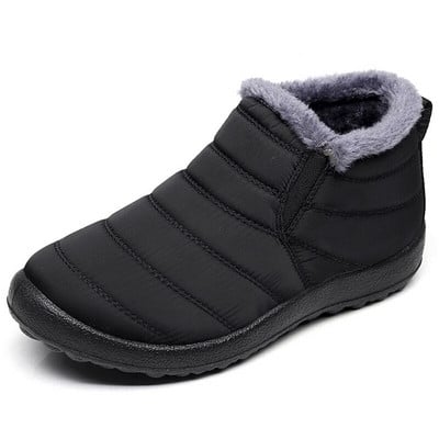 Férfi csizmák Férfi téli cipők meleg szőrme Snow Botas Hombre könnyű bokacsizmák Chaussure Homme téli csizmák férfi alkalmi cipők