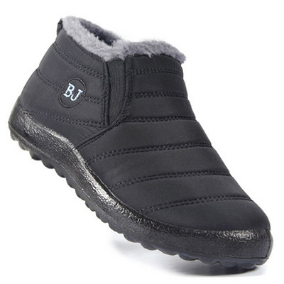 Férfi csizmák Férfi téli cipők meleg szőrme Snow Botas Hombre könnyű bokacsizmák Chaussure Homme téli csizmák férfi alkalmi cipők