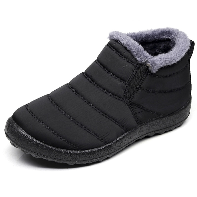 Férfi csizmák Férfi téli cipők meleg szőrme Snow Botas Hombre könnyű bokacsizmák Chaussure Homme téli csizmák férfi alkalmi cipők