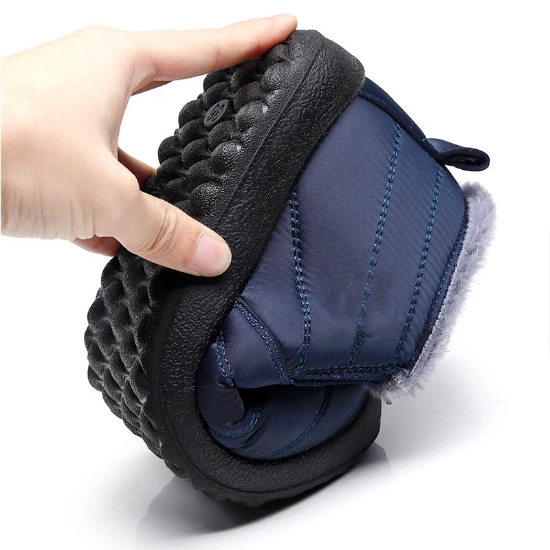 Sniega Vīriešu Zābaki Platforma Apavi Vīriešiem Pārgājienu Vīriešu Ziemas Zābaki Plīša Apavi Vīriešu Ūdensnecaurlaidīgi Vīriešu Apavi Elpojoši Apavi Darba Zābaki