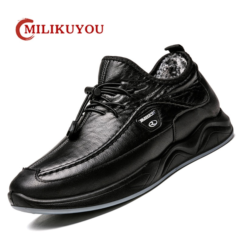 Zīmols Ziemas Vīriešu zābaki Ādas Sniega zābaki Vīriešu Plīša Silti Causal Kurpes Ūdensizturīgi Vīriešu Zābaki Šņorējamas Vīriešu kedas 2022. gada pavasaris