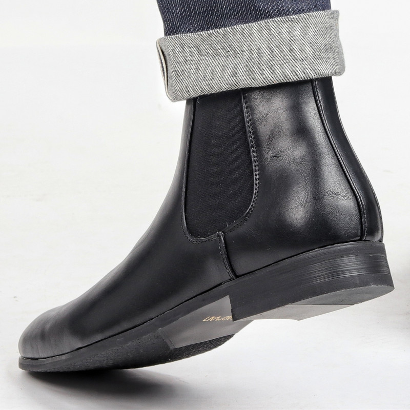 Μέγεθος 38~49 Ανδρικές μπότες Μπότες αστράγαλο Ανδρικές μπότες Chelsea με σπαστό δέρμα