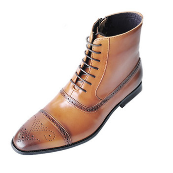 Есенни мъжки боти до глезена Плюс размер 47 Мъжки ботуши с остър връх Ежедневни обувки от PU кожа Висококачествени мъжки ботуши Челси, каубойски