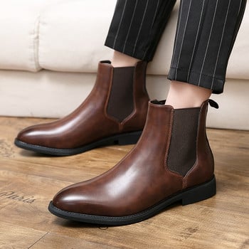 2022 New Men Chelsea Boots Brand Desiginer Classic Italy Μπότες φορέματος Μόδα Casual ζεστά βελούδινα επαγγελματικά μποτάκια μεγάλο μέγεθος 48