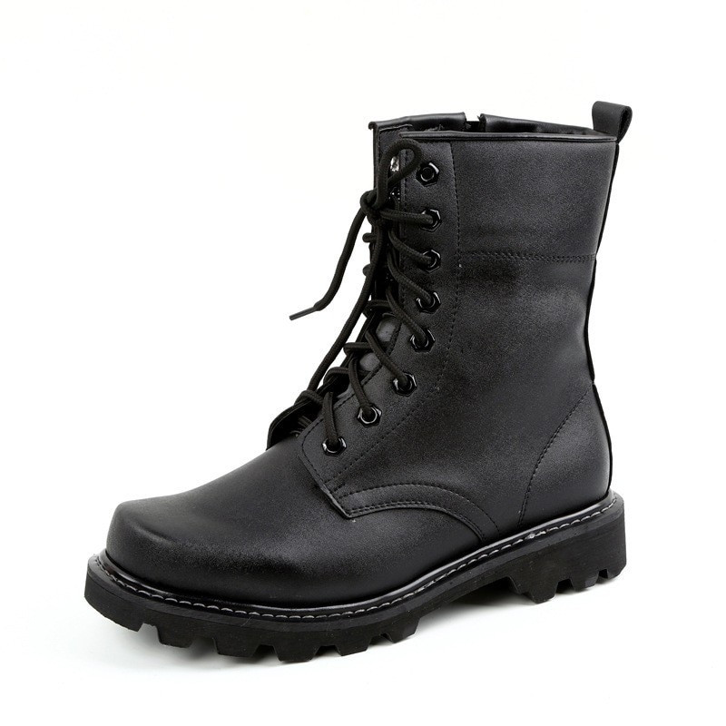 2018 tavaszi és nyári harci csizma bőr férfi középső egyszemélyes Martin csizma biztonsági speciális edzőcipő