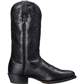 Ανδρικά Κλασικά Δυτικά Μποτάκια Δερμάτινα με χαμηλό τακούνι Cowboy Western Boots Άνετα Κέντημα Western Knight Cowboy Boots