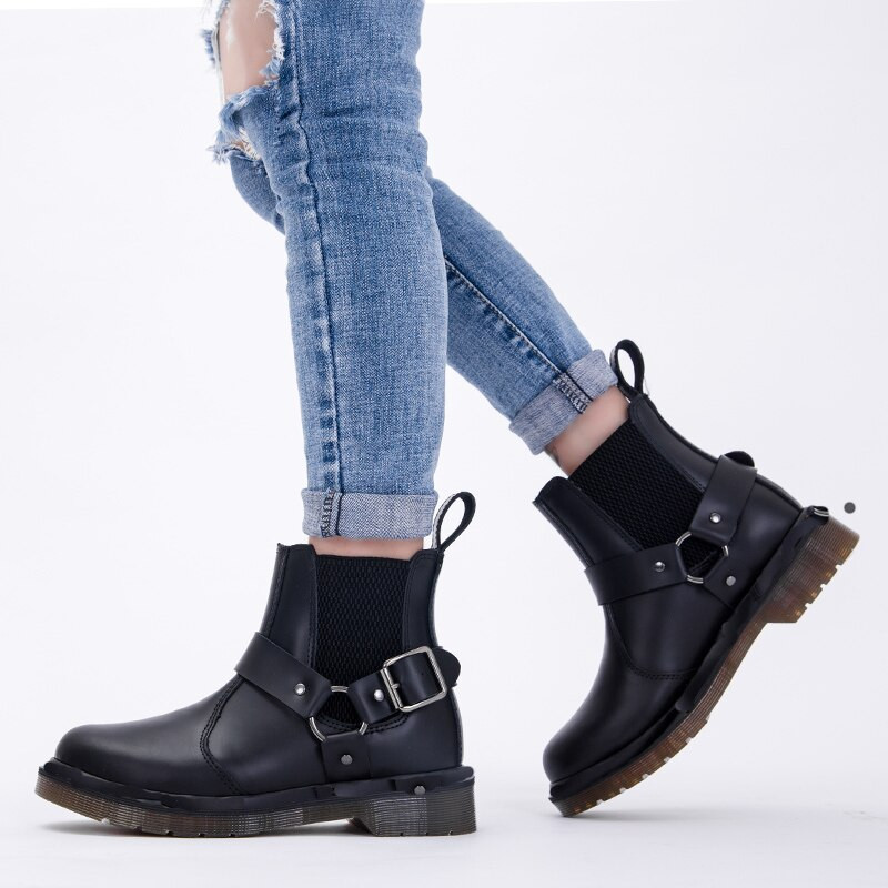 Ανδρικές πολυτελείας Μπότες Chelsea από για ζευγάρια Μόδα μπότες βρετανικού στυλ Hot Sale Dropshipping