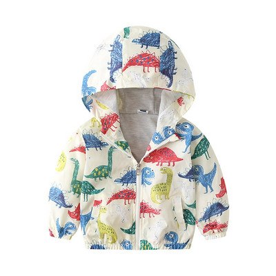 Ρούχα για νήπια 1-7 ετών Ολοκαίνουργιο σχέδιο Παιδικά αγόρια κορίτσια Ανοιξιάτικα παλτό ζεστού αέρα με μπαλόνι με στάμπα με φερμουάρ