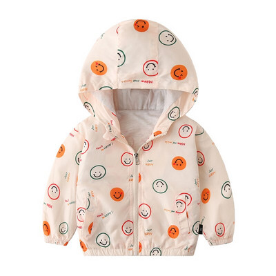Ρούχα για νήπια 1-7 ετών Ολοκαίνουργιο σχέδιο Παιδικά αγόρια κορίτσια Ανοιξιάτικα παλτό ζεστού αέρα με μπαλόνι με στάμπα με φερμουάρ