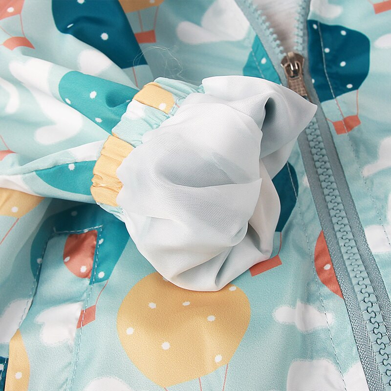 Ρούχα για νήπια 1-7 ετών Ολοκαίνουργιο σχέδιο Παιδικά αγόρια κορίτσια Ανοιξιάτικα παλτό ζεστού αέρα με μπαλόνι με στάμπα με φερμουάρ